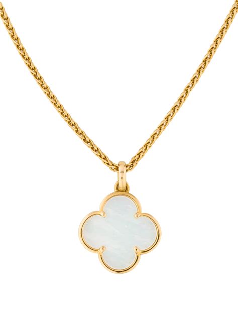 van cleef necklace real.